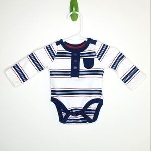 Cherokee Long Sleeve Onesie Bodysuit NB
